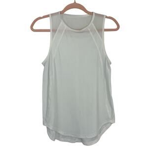 Lululemon Sculpt Tank Sheer Mint Green size 8 Medium Scoopneck Pullover